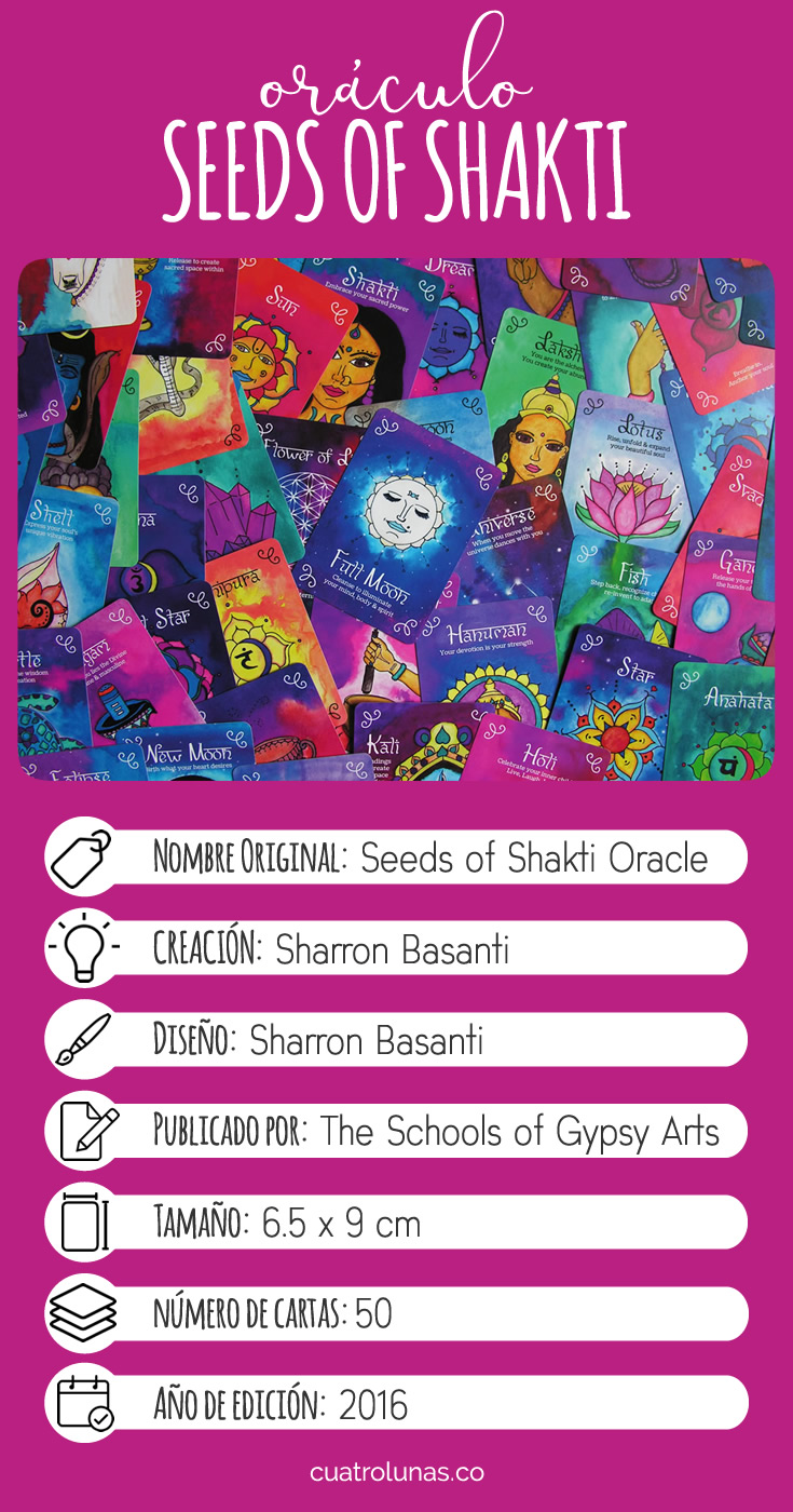 Infografia Oraculo Seeds of Shakti