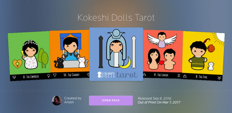 kokeshi dolls tarot