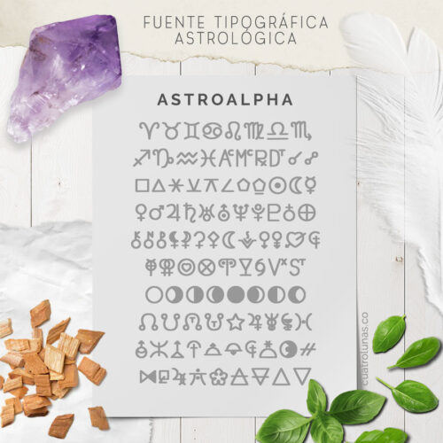 Astro Alpha Fuente Tipografica