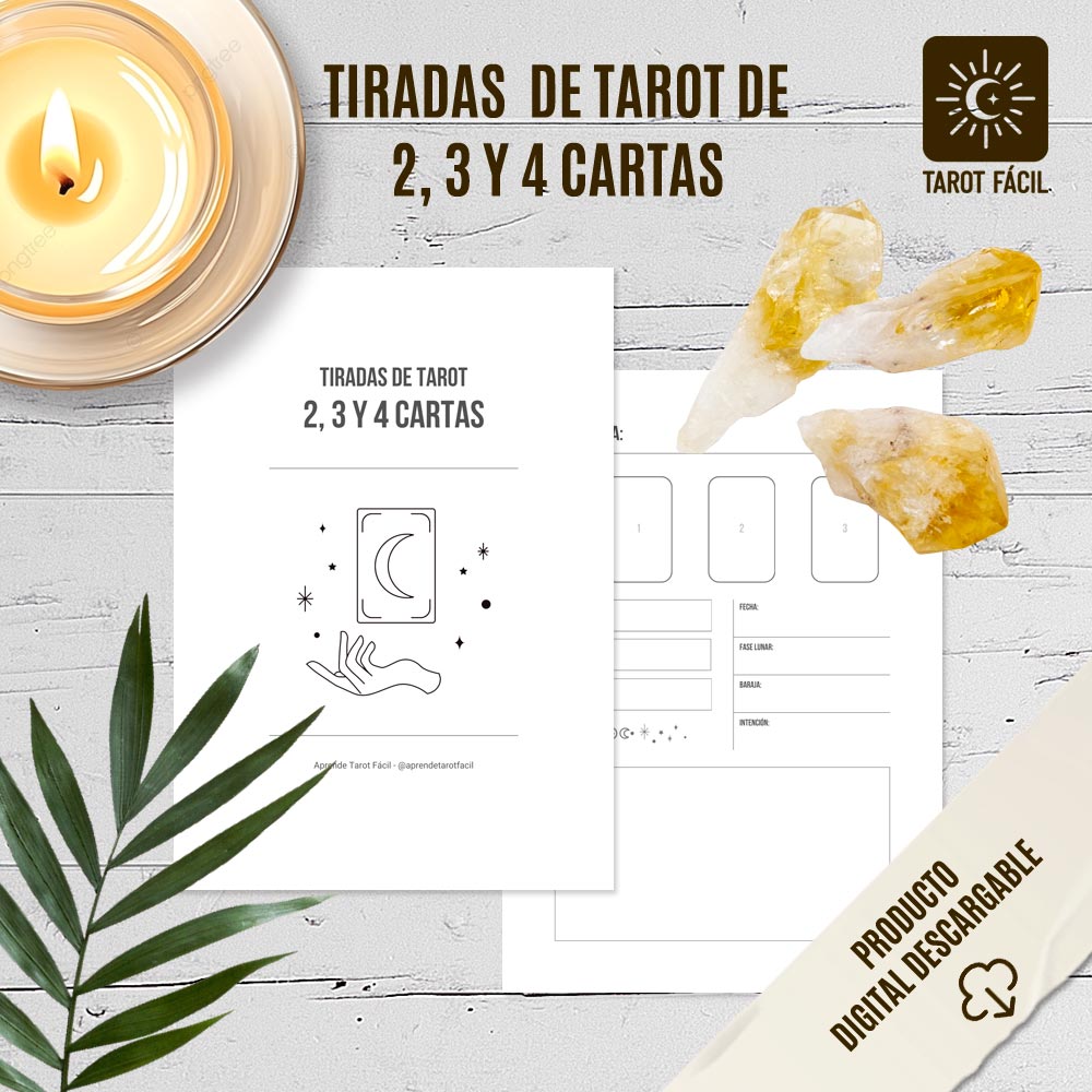 Tiradas de Tarot de 2, 3 y 4 cartas